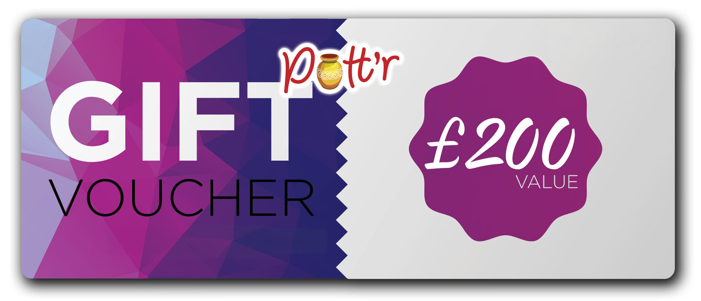Pott'r Gift Vouchers