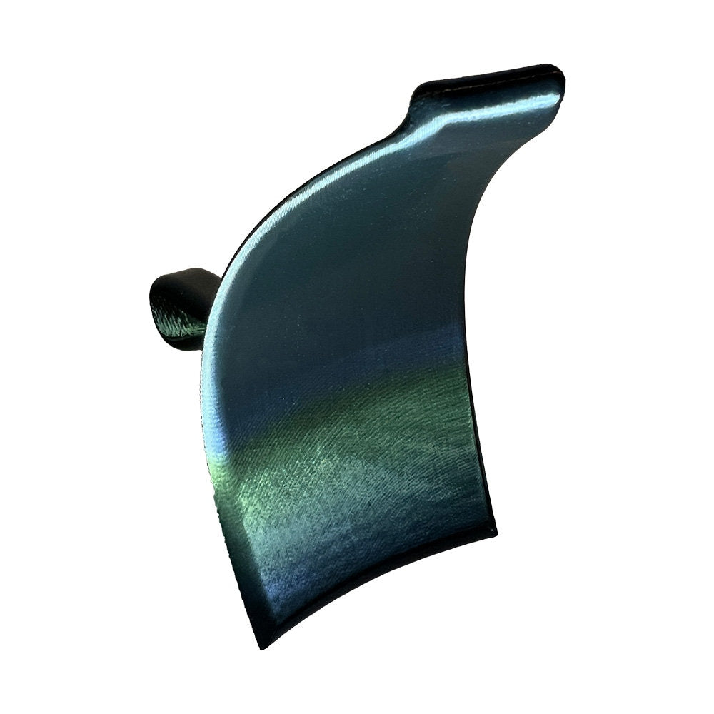 Clay centering aid designed to assist potters with positioning clay on the wheel.