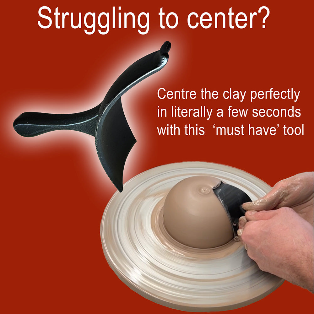 Black centring aid pottr tool