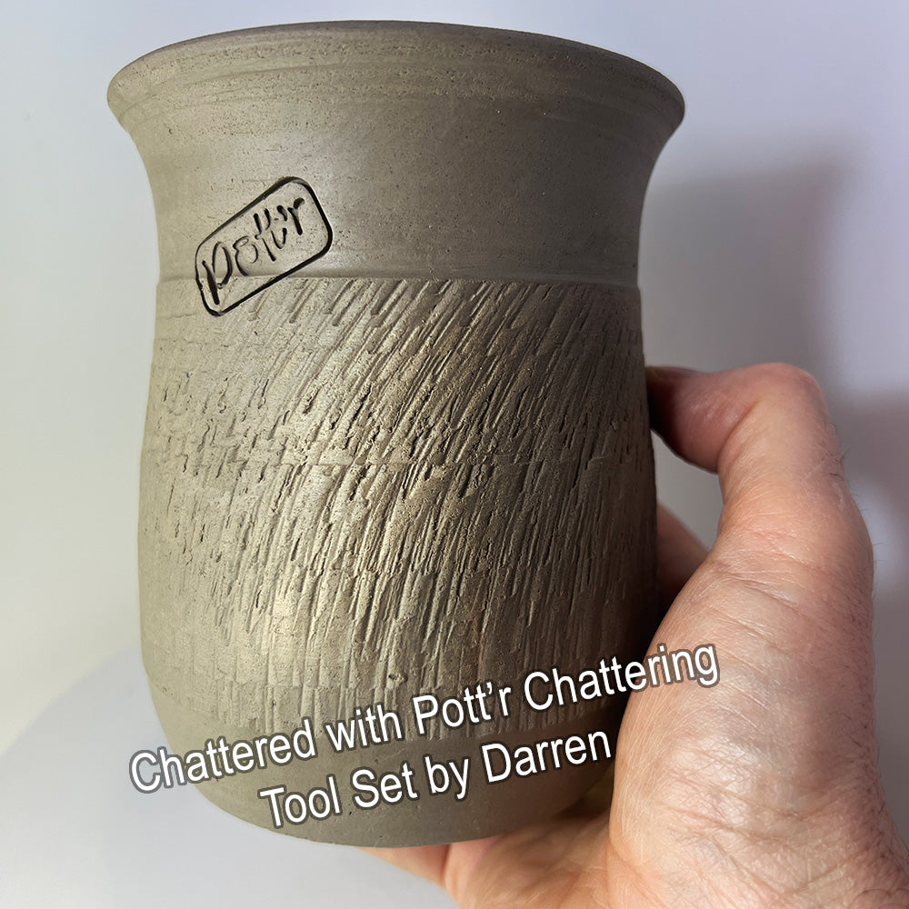 Chattering Tools Set – Precision Made for Perfect Pottery Clay Textures - Carbon Fibre Composite