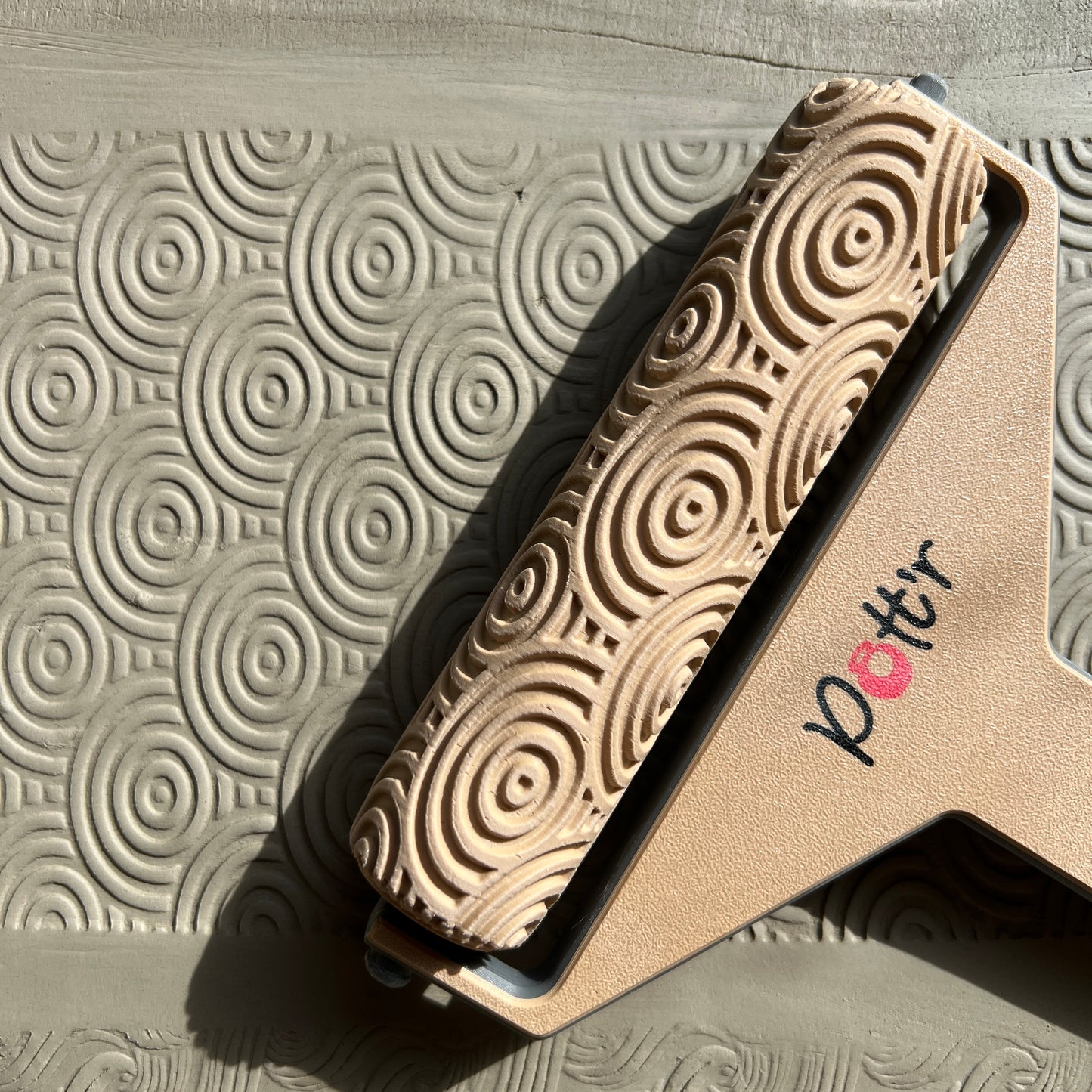 135mm Concentric Circles Seamless Pattern Texture Roller