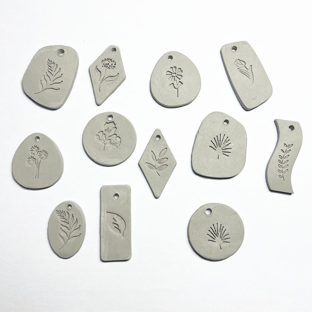 Ceramic Pendant & Jewelry Making Kit – Clay Cutters & Stamps for Pottery, Porcelain & Polymer Clay