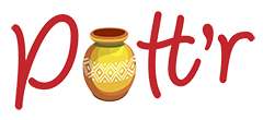 Pottr website logo with stylized text, representing the brand’s identity.