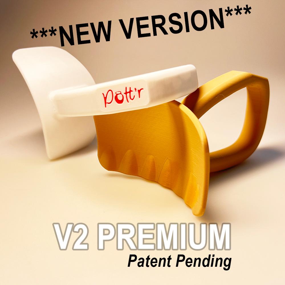 Pottr v2 premium clay tool with patent-pending design for advanced pottery crafting.