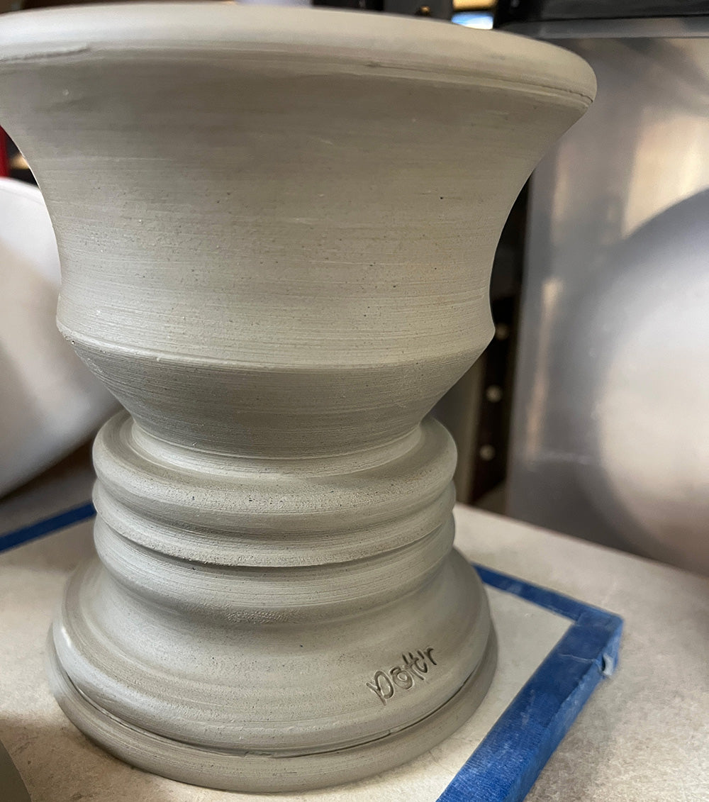 Rubin Vase Throwers Rib – Optical Illusion Pottery Face Profile Rib