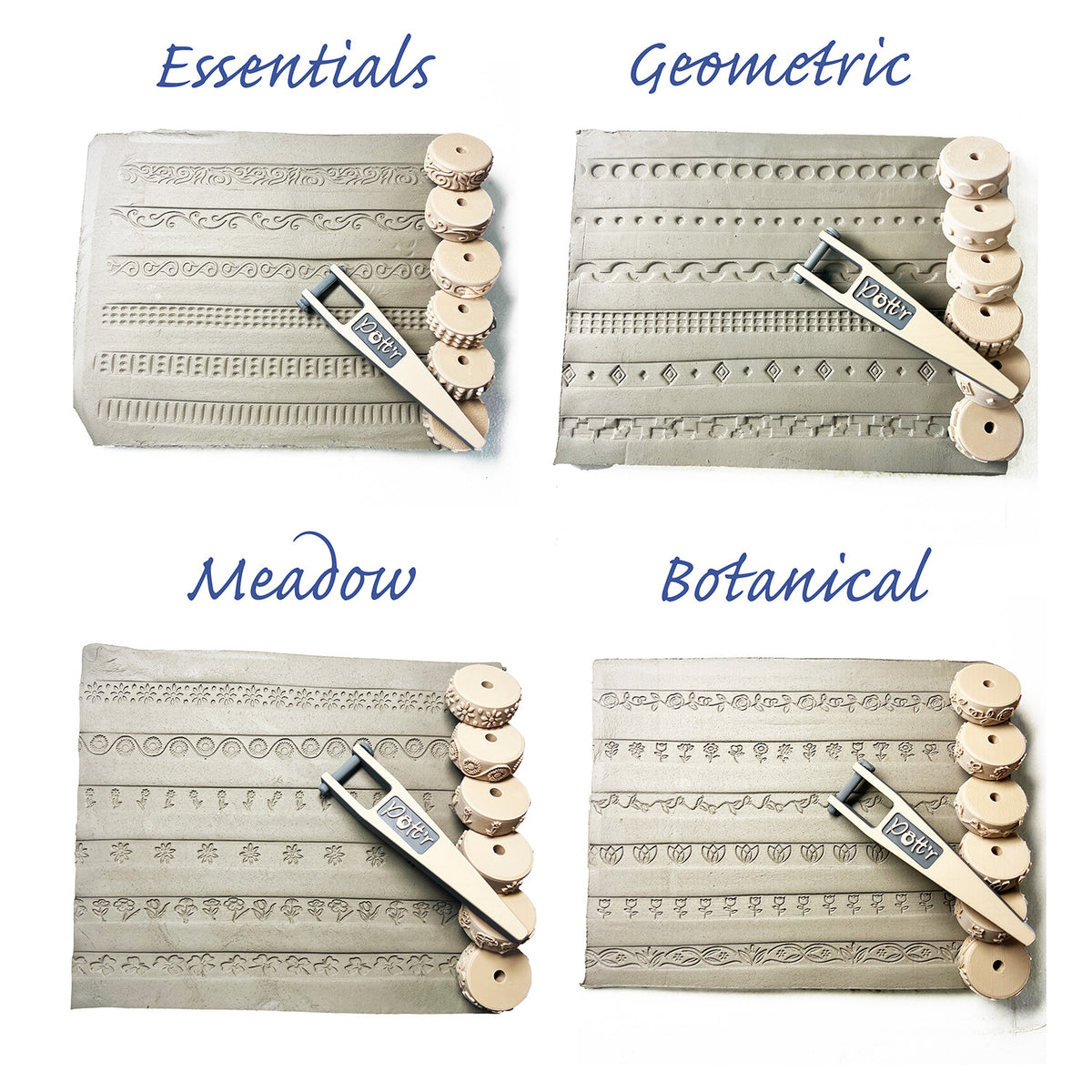 12mm Pottery Texture Border Rollers