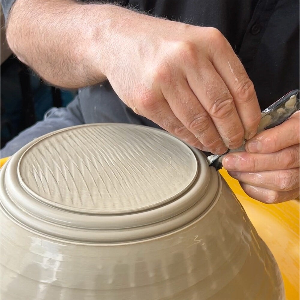 10mm banding ring and rim profile tool set for bold pottery rim designs.