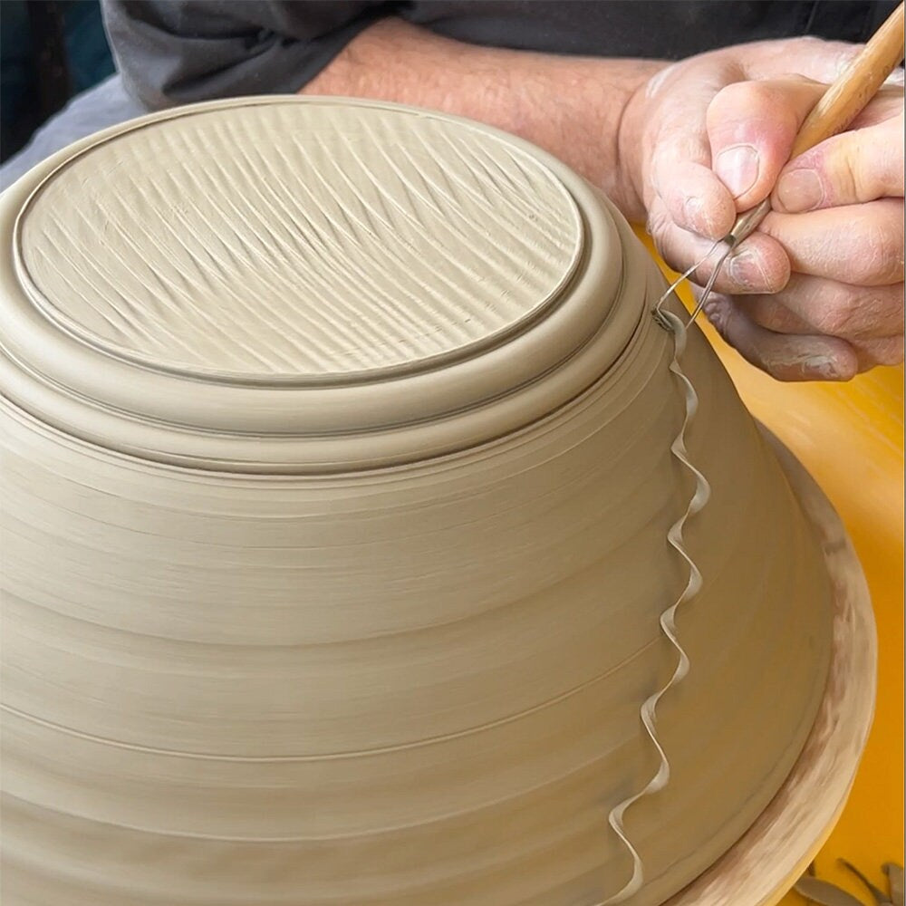 6mm banding ring and rim profile tool set for fine pottery details.