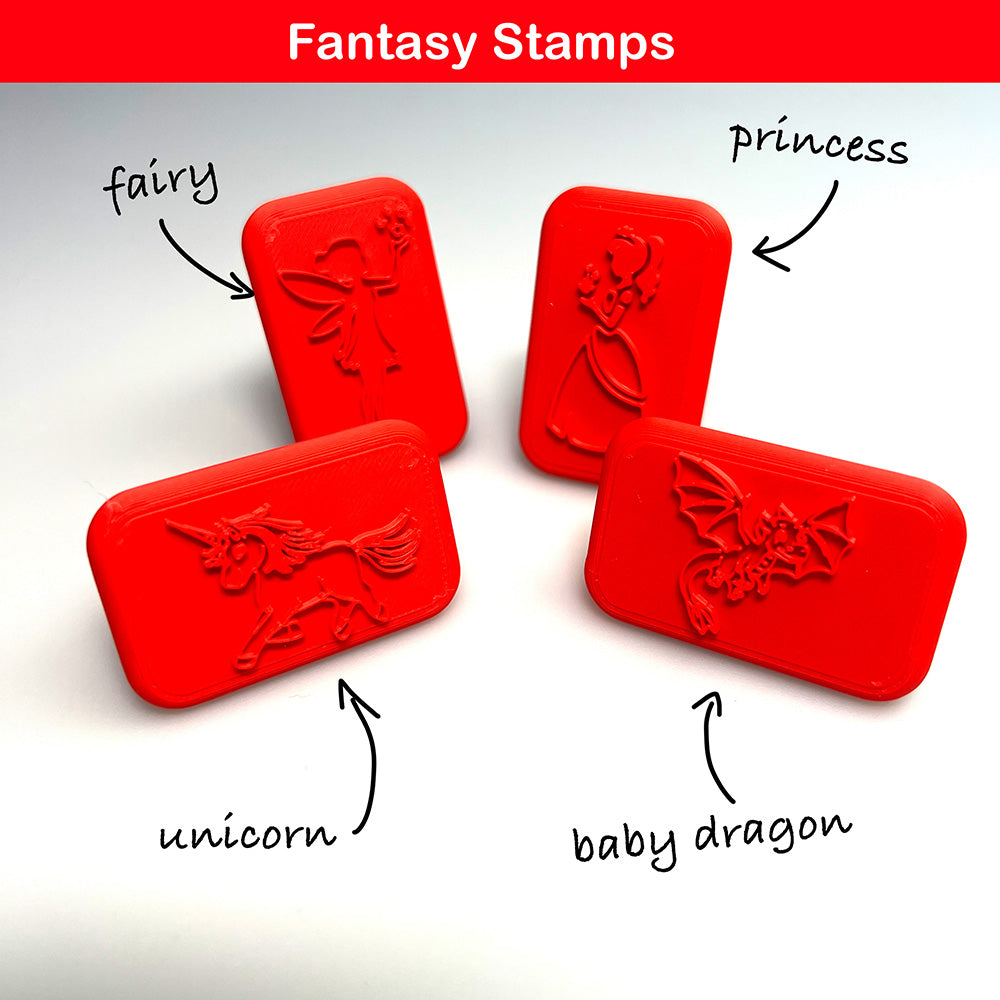 Pott’r Children’s Pottery Nameplate Making Kit - Fantasy Theme