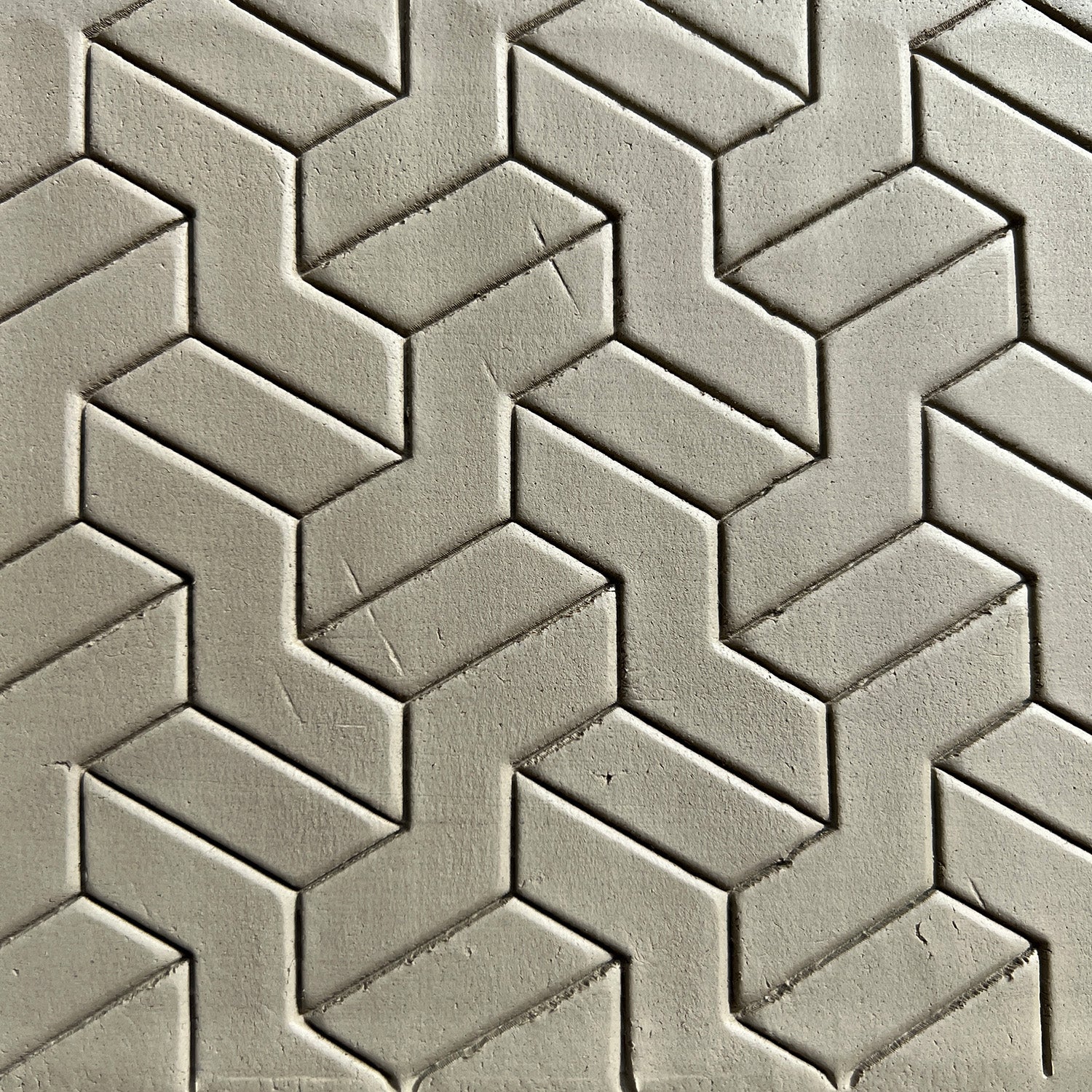 135mm Geometric Steps - Illusional Seamless Pattern Texture Roller – Pott'r