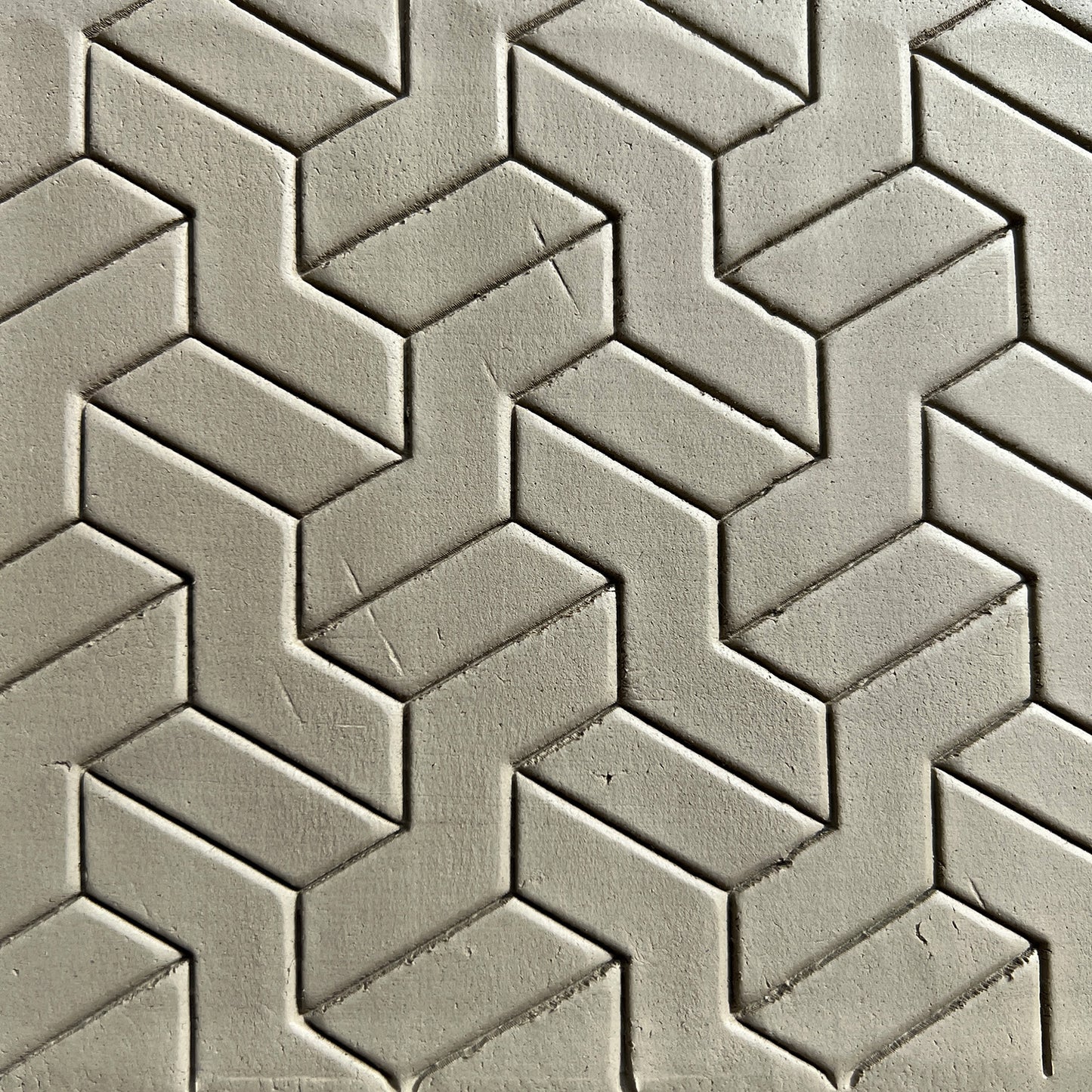 135mm Geometric Steps - Illusional Seamless Pattern Texture Roller