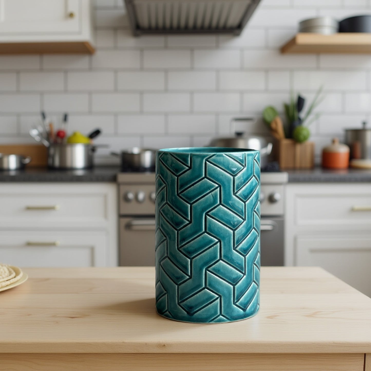 135mm Geometric Steps - Illusional Seamless Pattern Texture Roller