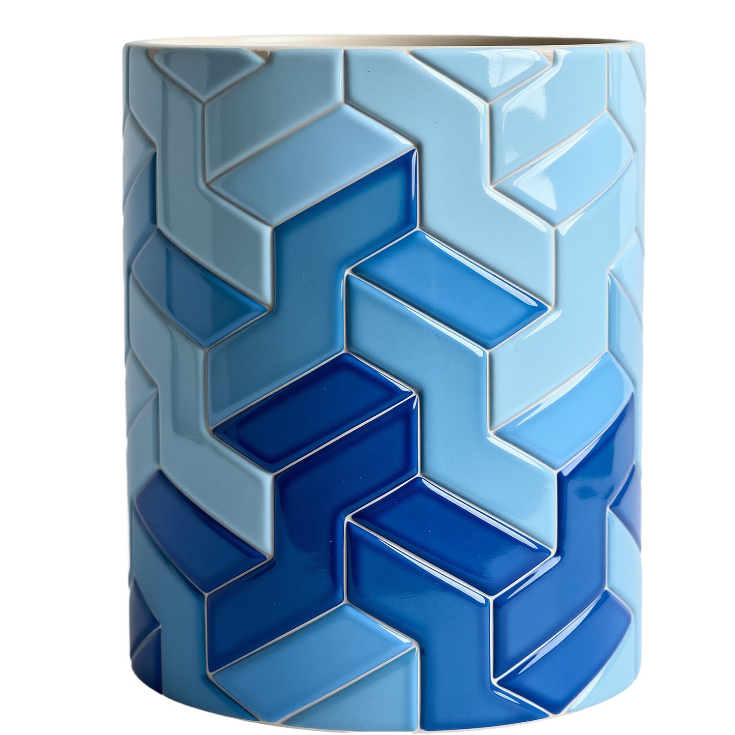 135mm Geometric Steps - Illusional Seamless Pattern Texture Roller