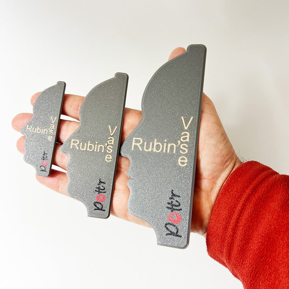 Rubin Vase Rib Set – Optical Illusion Pottery Face Profile Ribs for Throwing & Teaching Projects