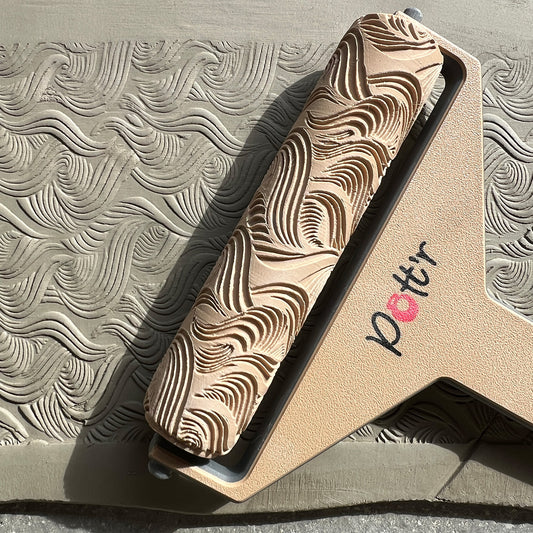 135mm Swirls Regular Seamless Pattern Texture Roller